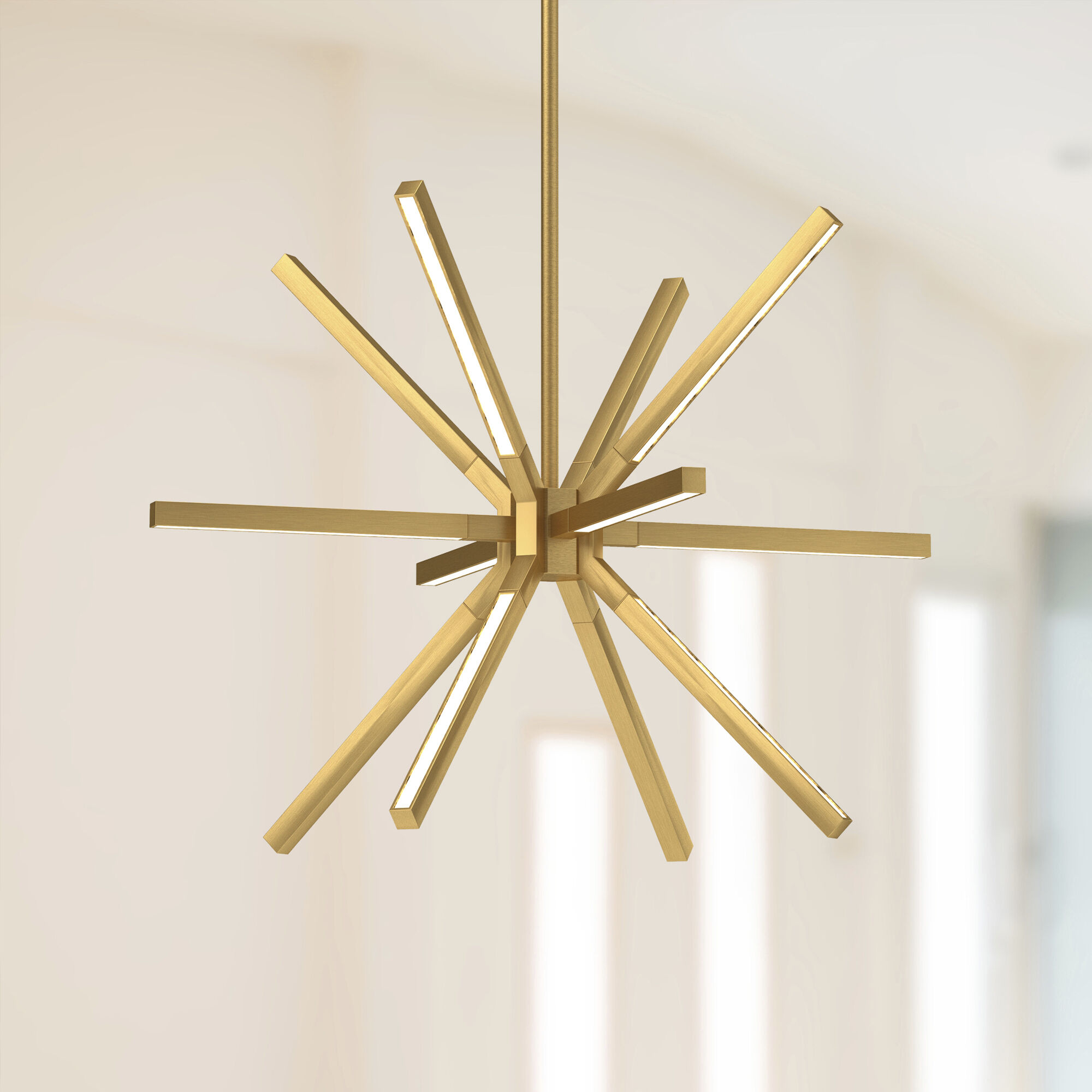 Sirius Minor LED 20.25 inch Brushed Gold Chandelier Ceiling Light