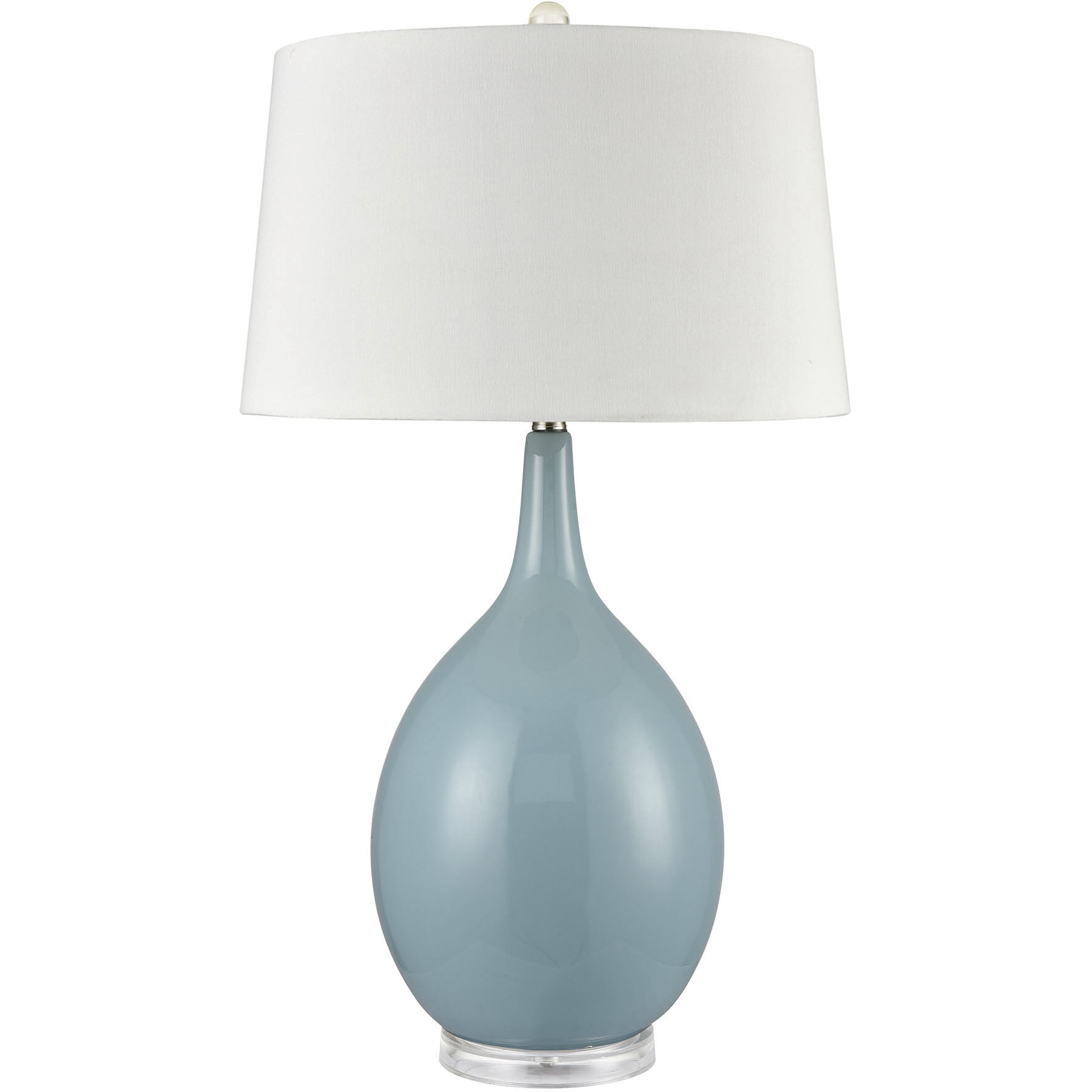 Merrion Strand 31 inch 150 watt Light Blue Table Lamp Portable Light