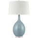 Merrion Strand 31 inch 150 watt Light Blue Table Lamp Portable Light
