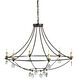 Novella 6 Light 35 inch Mayfair Chandelier Ceiling Light, Large