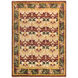 Uncharted 36 X 24 inch Beige, Dark Brown, Dark Red, Peach Rug