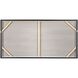 Renew Gray with White and Silver Framed Wall Art