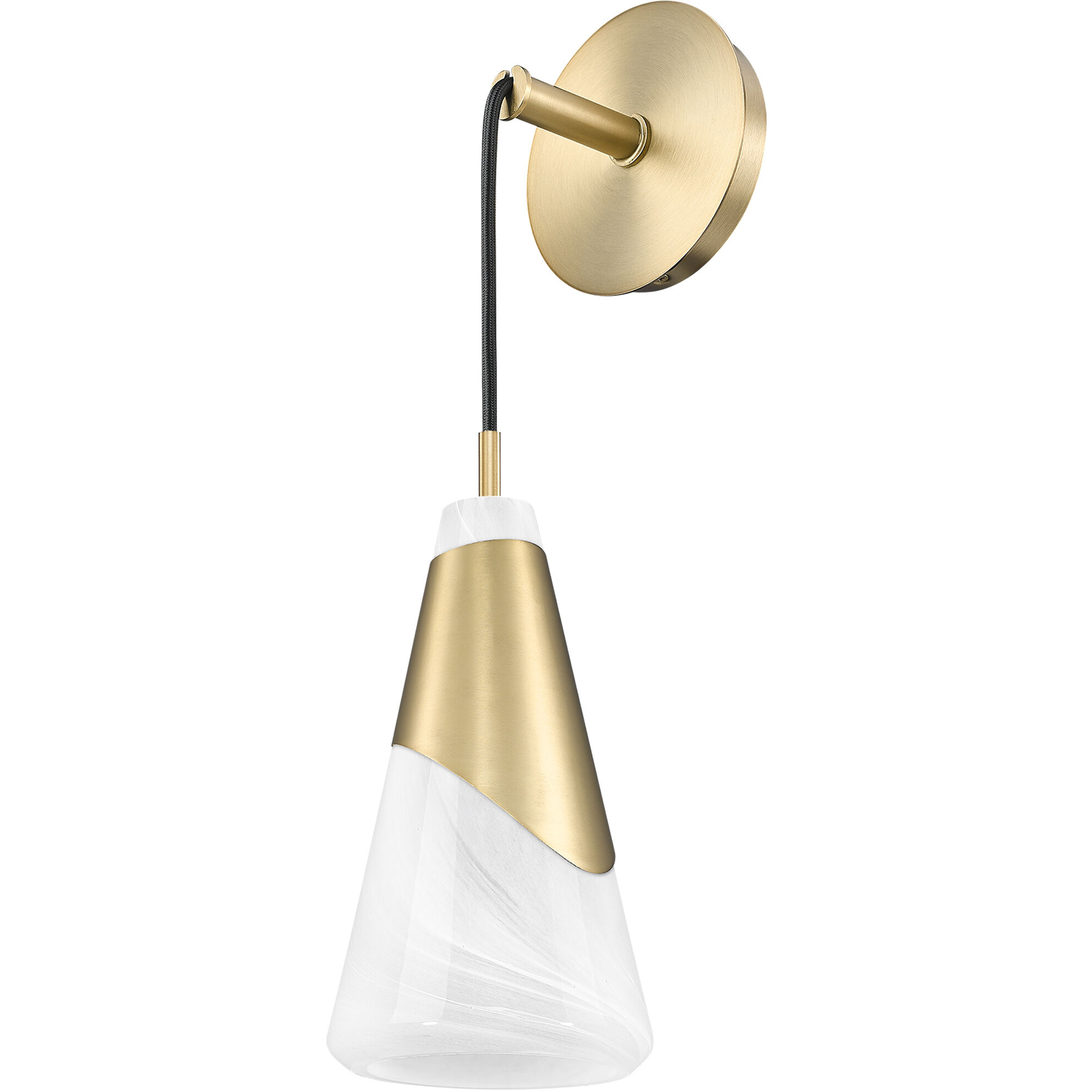Aimie Wall Sconce Wall Light in Modern Gold