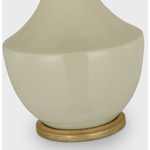 Chapman & Myers Lambay 32 inch 5.00 watt Coconut Cordless Table Lamp Portable Light in Coconut Porcelain