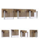 Alamere LED 20.87 inch Satin Brass Vanity Light Wall Light