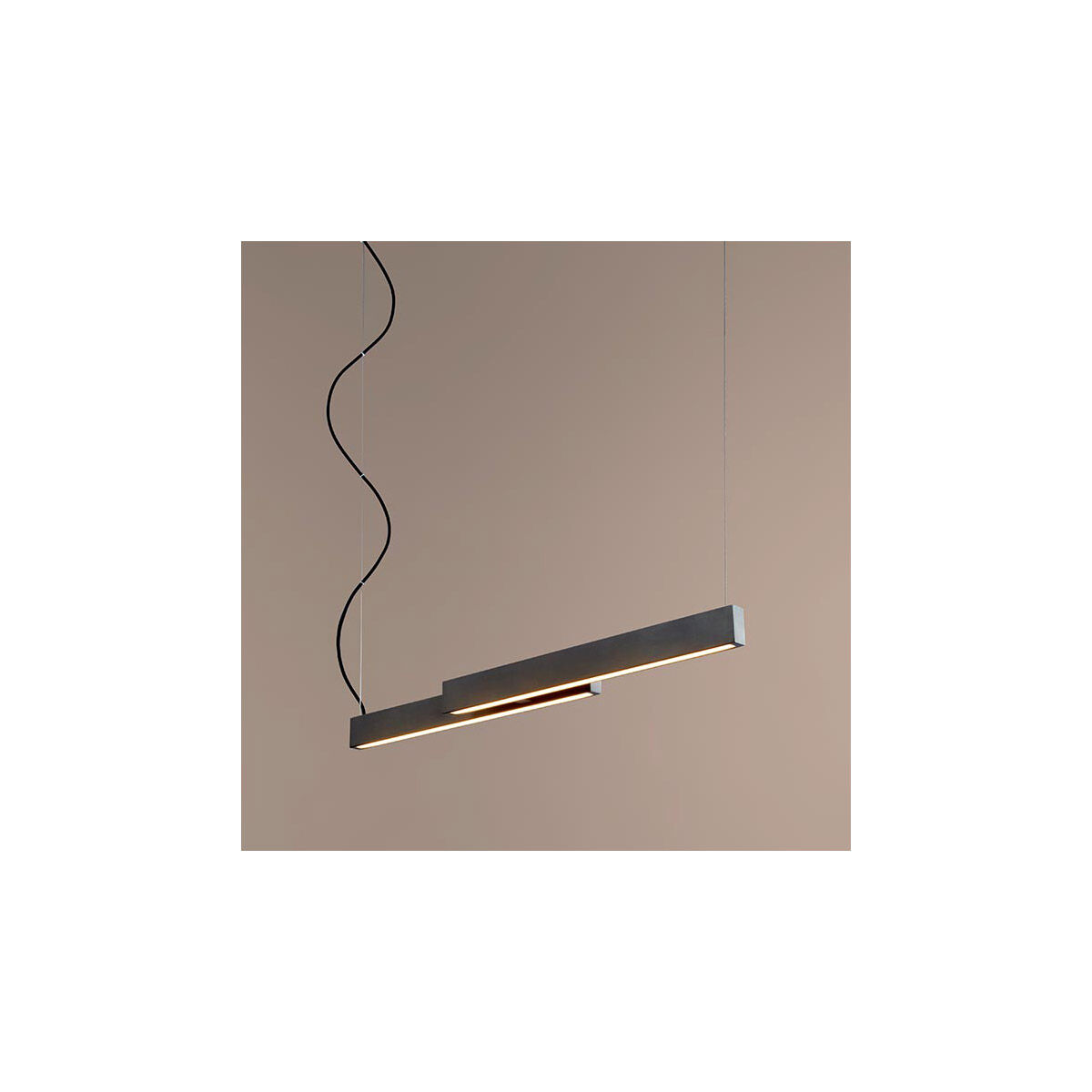 Klone LED 4 inch Black Pendant Ceiling Light