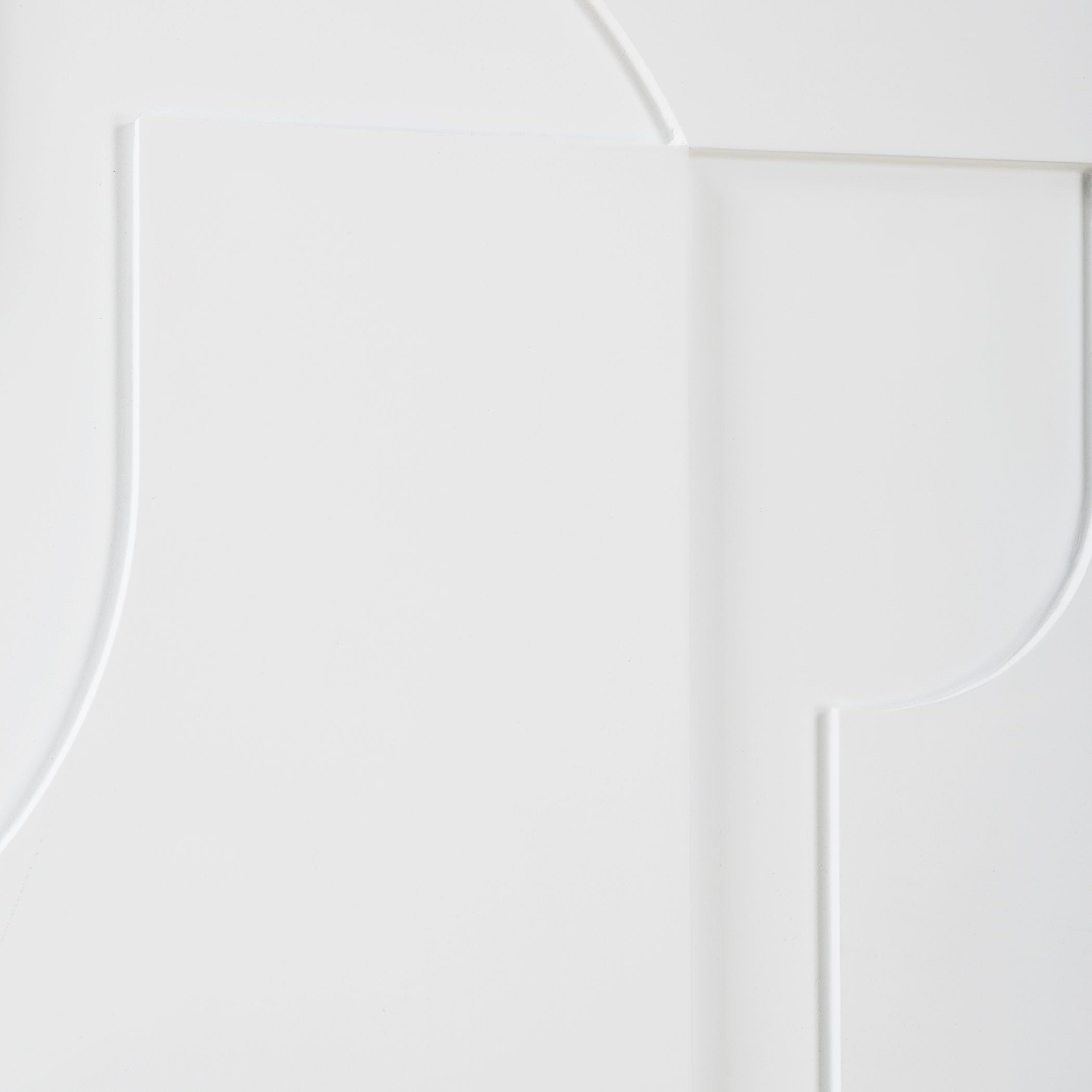 Contours White Wall Decor, Set of 2