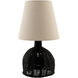 Grotta 15 inch 40 watt Painted Accent Table Lamp Portable Light