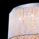 Influx 12 Light 20 inch Chrome Flush Mount Ceiling Light