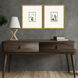 Abstract Blue and Green and Multi Framed Art
