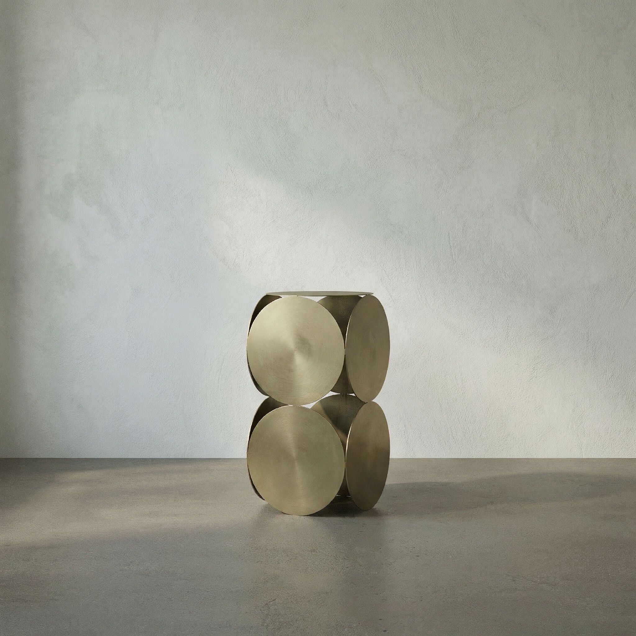 Lola 24 X 12 inch Antique Brass Side Table