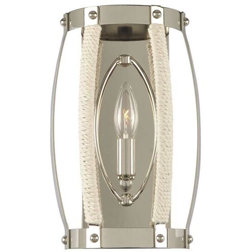 Bradbury Wall Sconce Wall Light in Polished Nickel