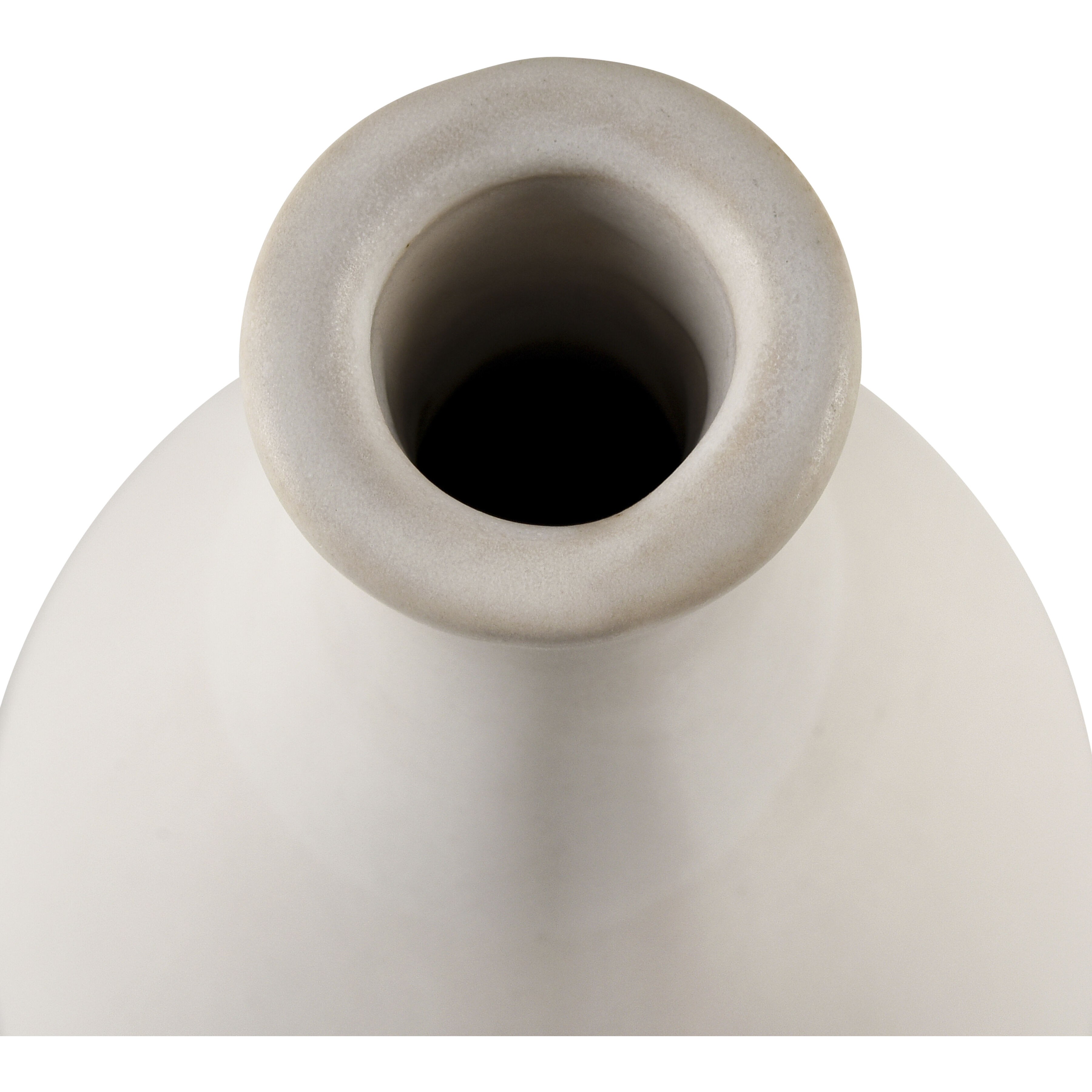 Faye 14 X 4 inch Vase in White