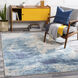 City Light 108 X 79 inch Dark Blue Rug in 7 x 9, Rectangle