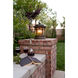 Santa Barbara VX 15 inch 40.00 watt Sienna Outdoor Deck Lantern