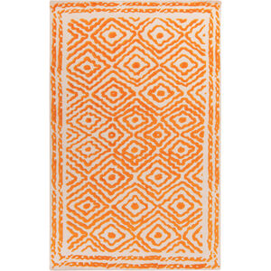 Atlas 96 X 60 inch Burnt Orange, Beige Rug