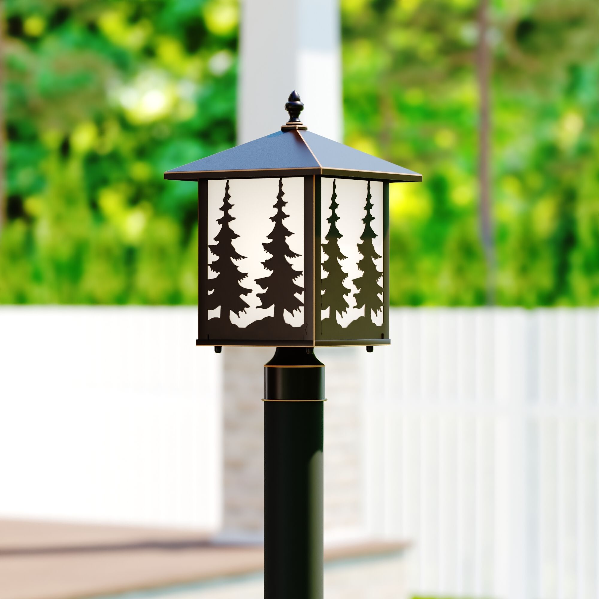 Yosemite LED 14 inch Burnished Bronze Outdoor Post