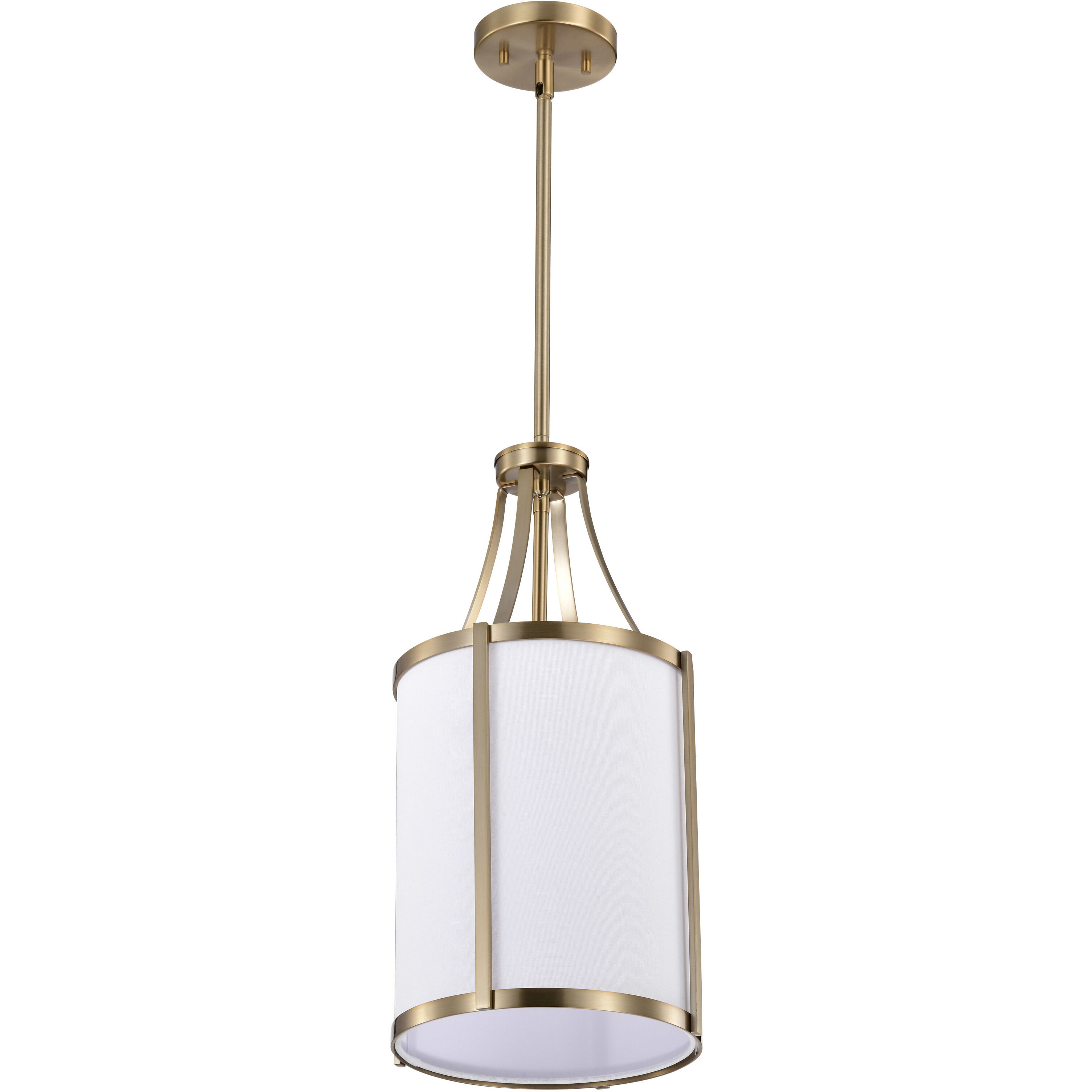 Easton 1 Light 9.75 inch Burnished Brass Pendant Ceiling Light