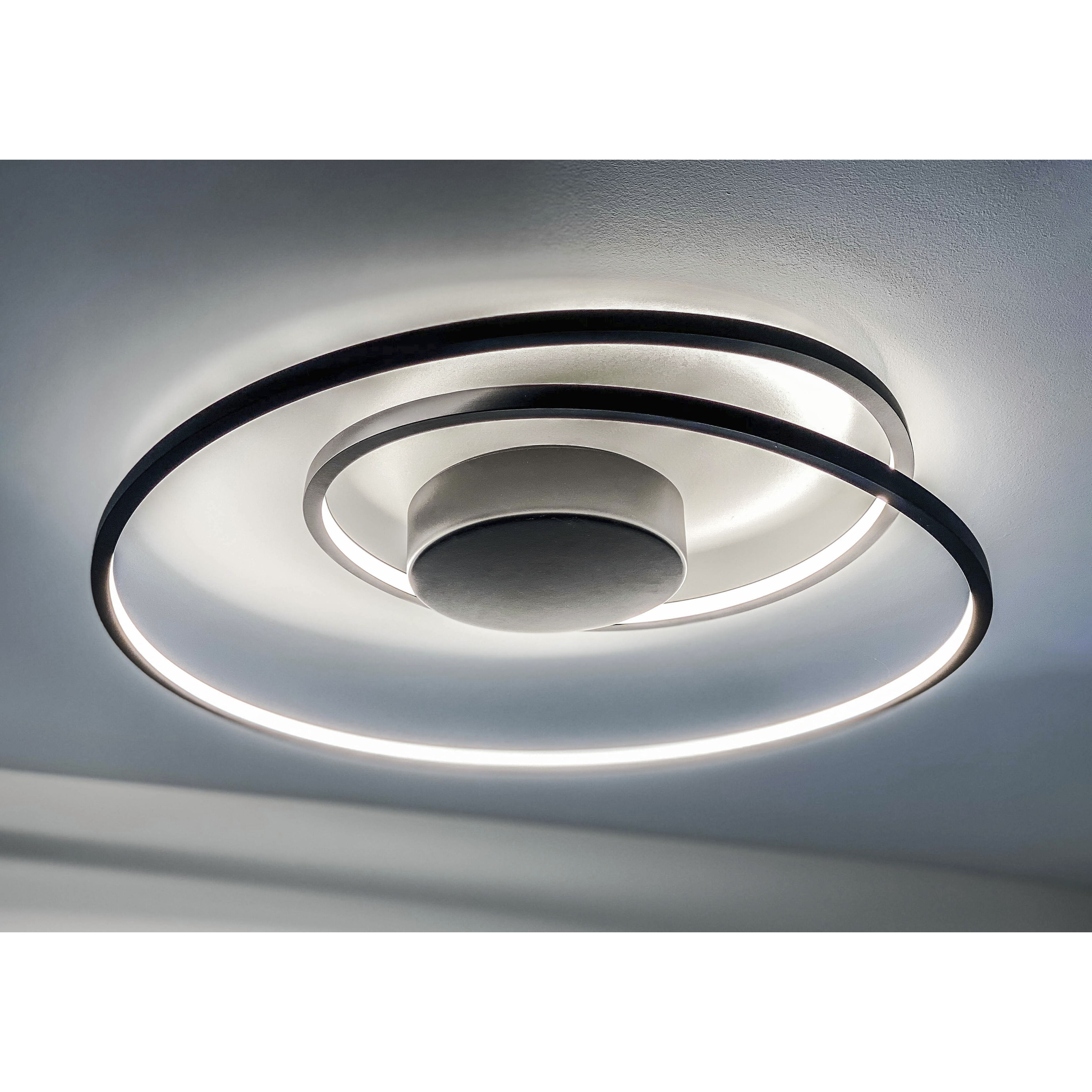 Cycle LED 24.5 inch Black Flush Mount Ceiling Light
