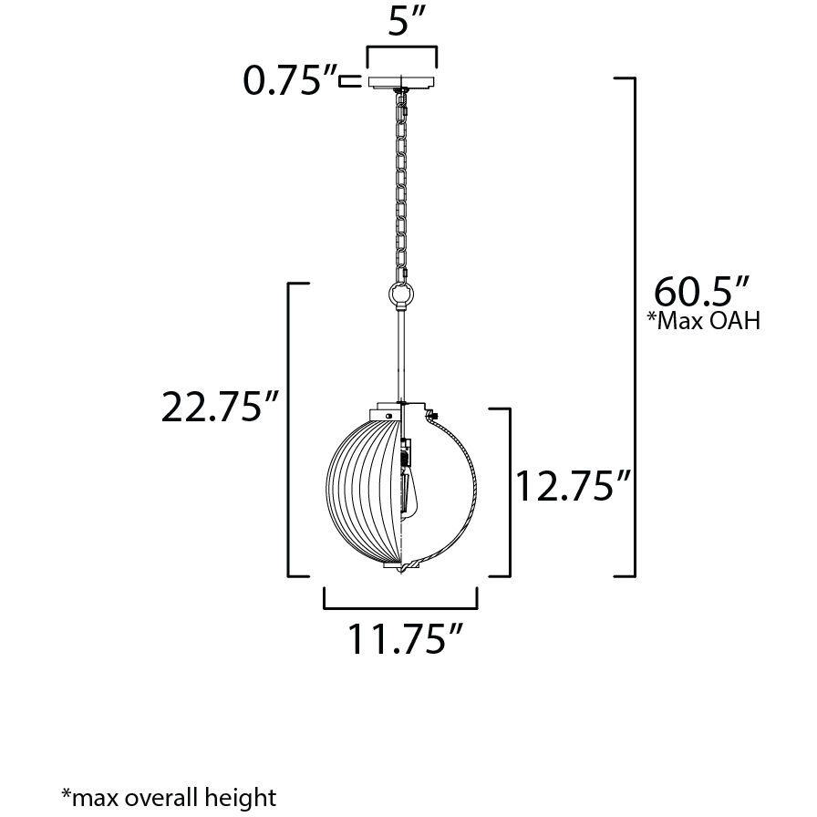 Kasbah 1 Light 11.75 inch Satin Nickel Single Pendant Ceiling Light