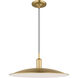TOB by Thomas O'Brien Dash LED 24 inch Burnished Brass Pendant Ceiling Light