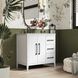Millie 36 X 35 inch White Bathroom Vanity Cabinet