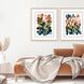 Geometrics Collection Angled Profile Champagne Gold Framed Art