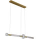 Canada LED 8 inch Gold LED Chandelier Ceiling Light