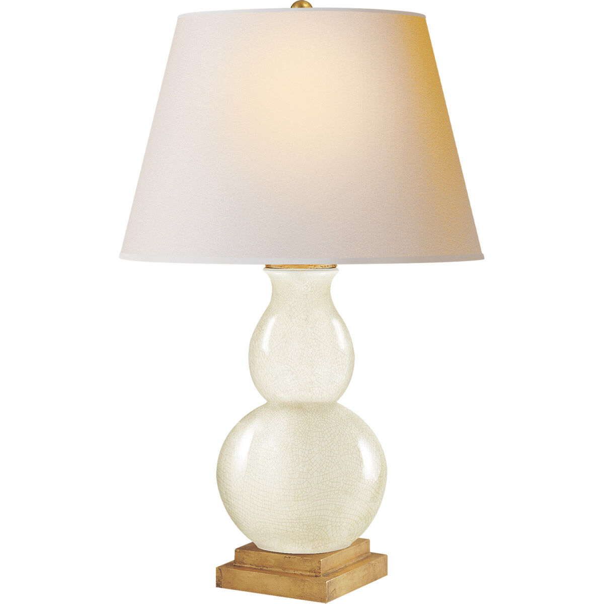 E. F. Chapman Gourd Form Table Lamp