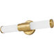 Warwick LED 18.5 inch Modern Gold Bath Vanity Wall Light