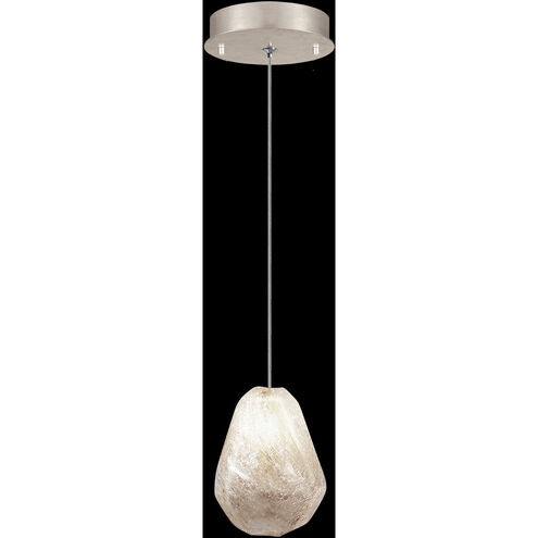 Natural Inspirations 1 Light 5.5 inch Gold Pendant Ceiling Light in Natural Quartz Studio Glass 9