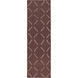 Stallman 156 X 108 inch Dark Brown, Ivory Rug