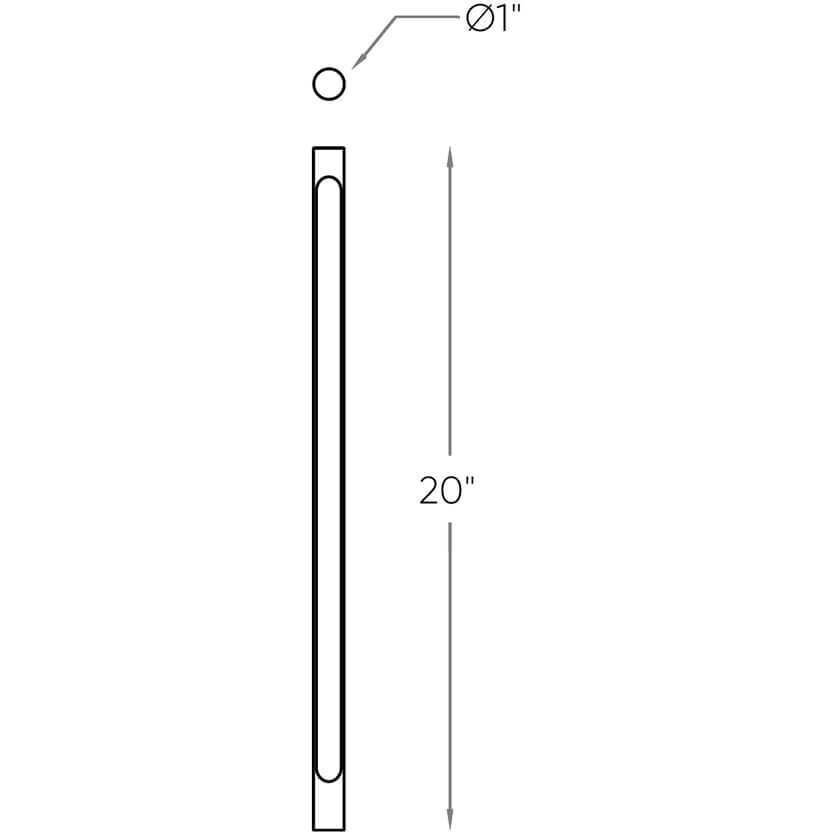 Axis 24VDC 6.00 watt Black Landscape, Smart Stick Light