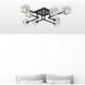 Lyra 8 Light 32 inch Black Flush Mount Ceiling Light