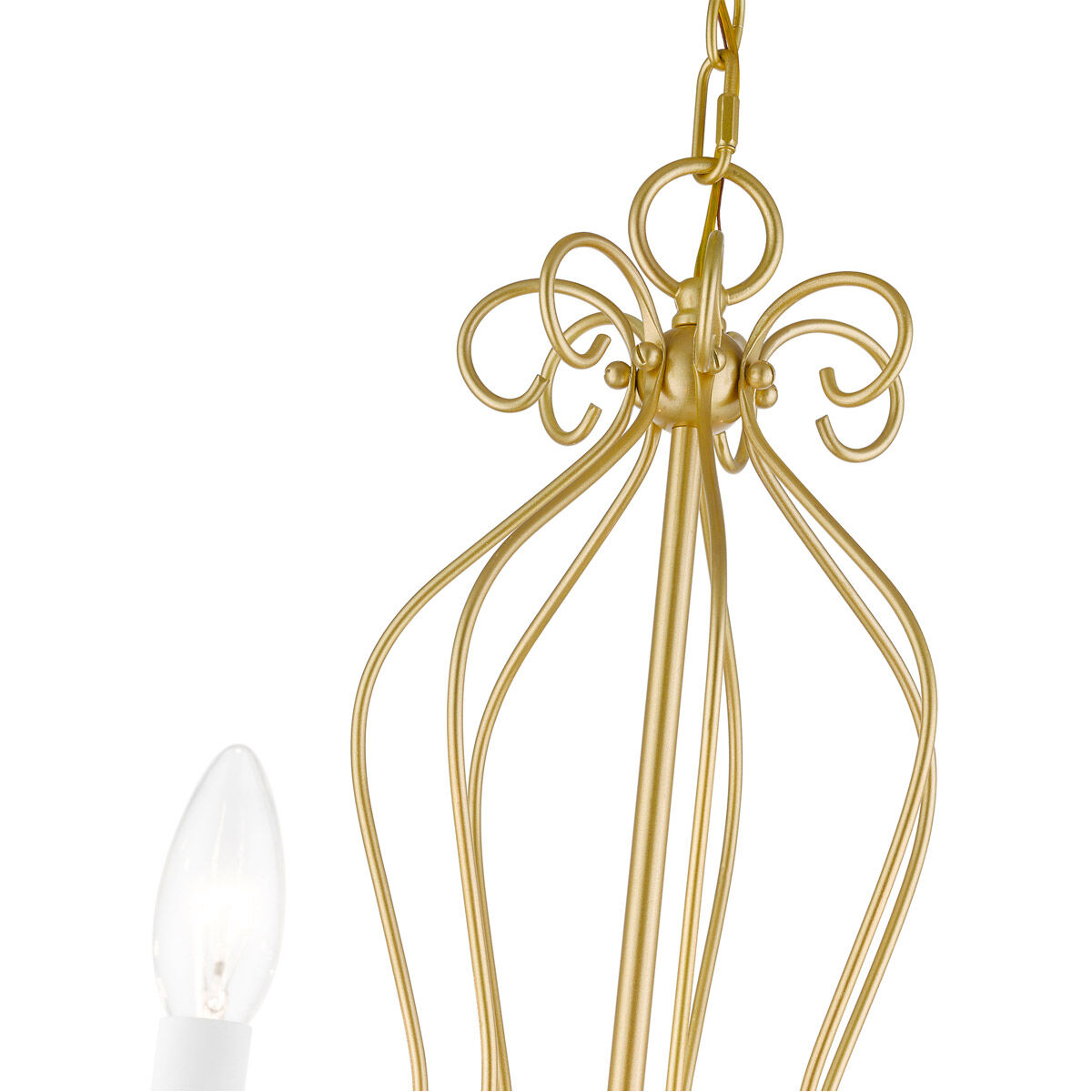 Katarina 7 Light 28 inch Soft Gold Chandelier Ceiling Light
