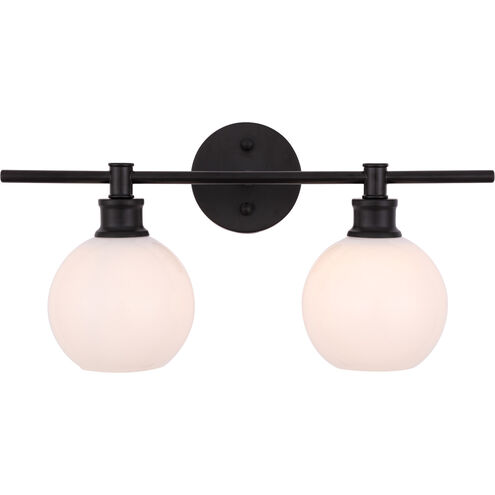 Syracuse 2 Light 19 inch Black Wall sconce Wall Light