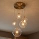 Modern LED 28 inch Natural Brass Pendant Ceiling Light