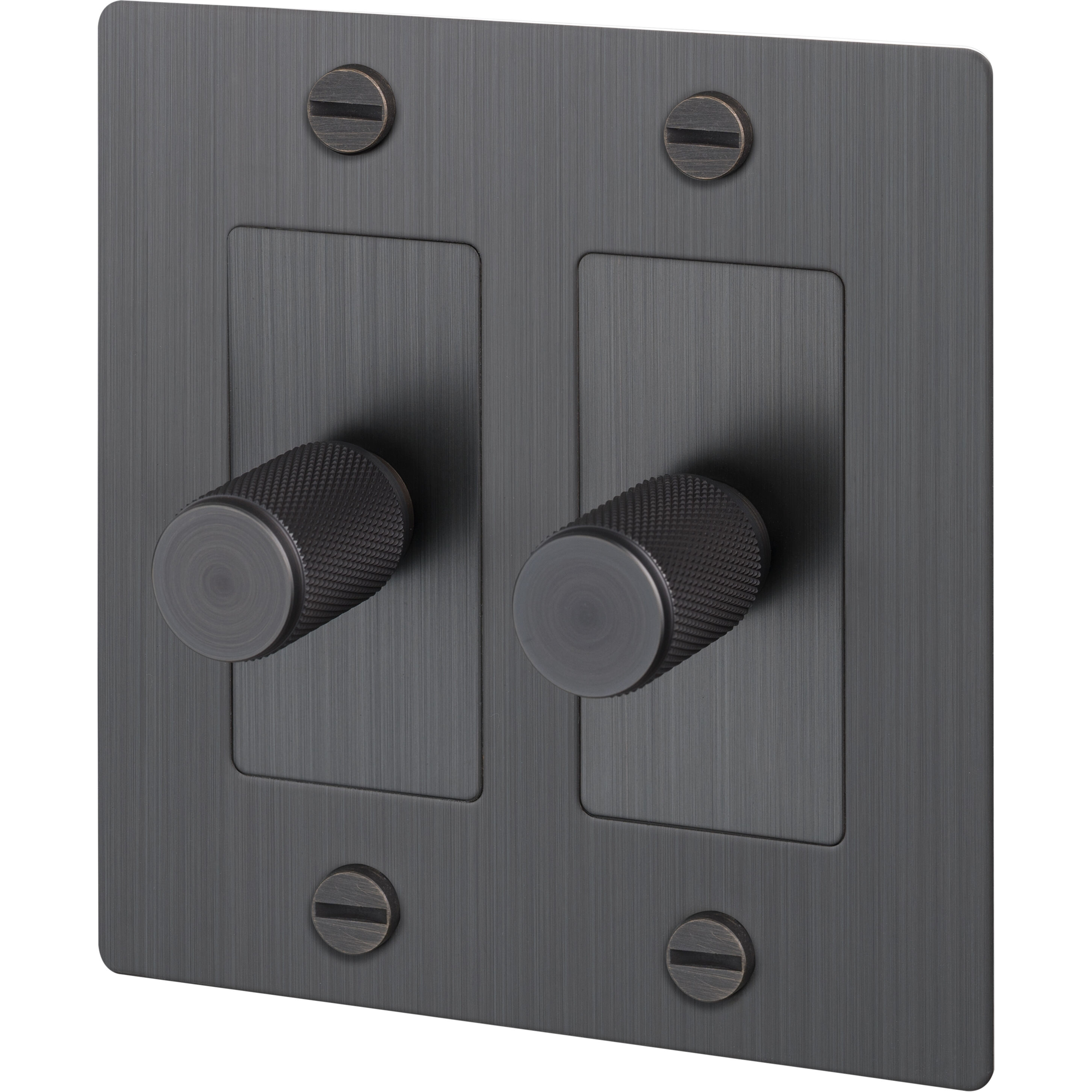 2G 100-120 Smoked Bronze Dimmer Switch, LED
