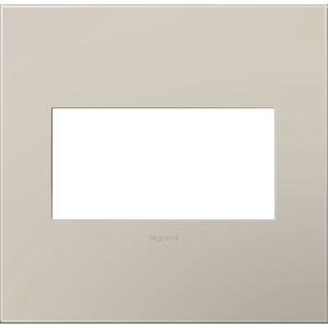 Adorne Greige Wall Plate, 2-Gang