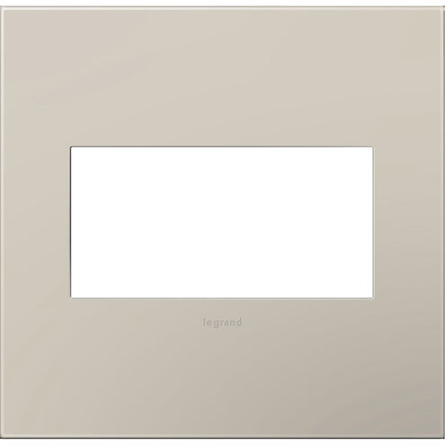 Adorne Greige Wall Plate, 2-Gang