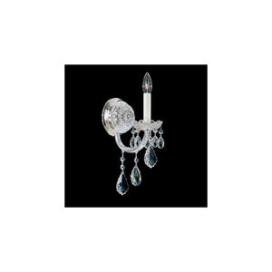Olde World 1 Light 7.5 inch Polished Silver Wall Sconce Wall Light in Heritage