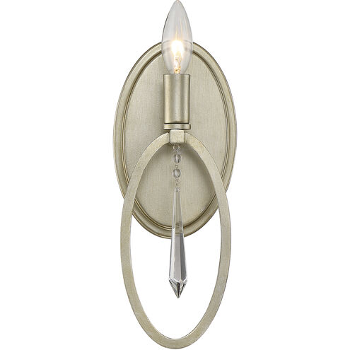 Hutton 1 Light 5 inch Sterling Gold Wall Sconce Wall Light