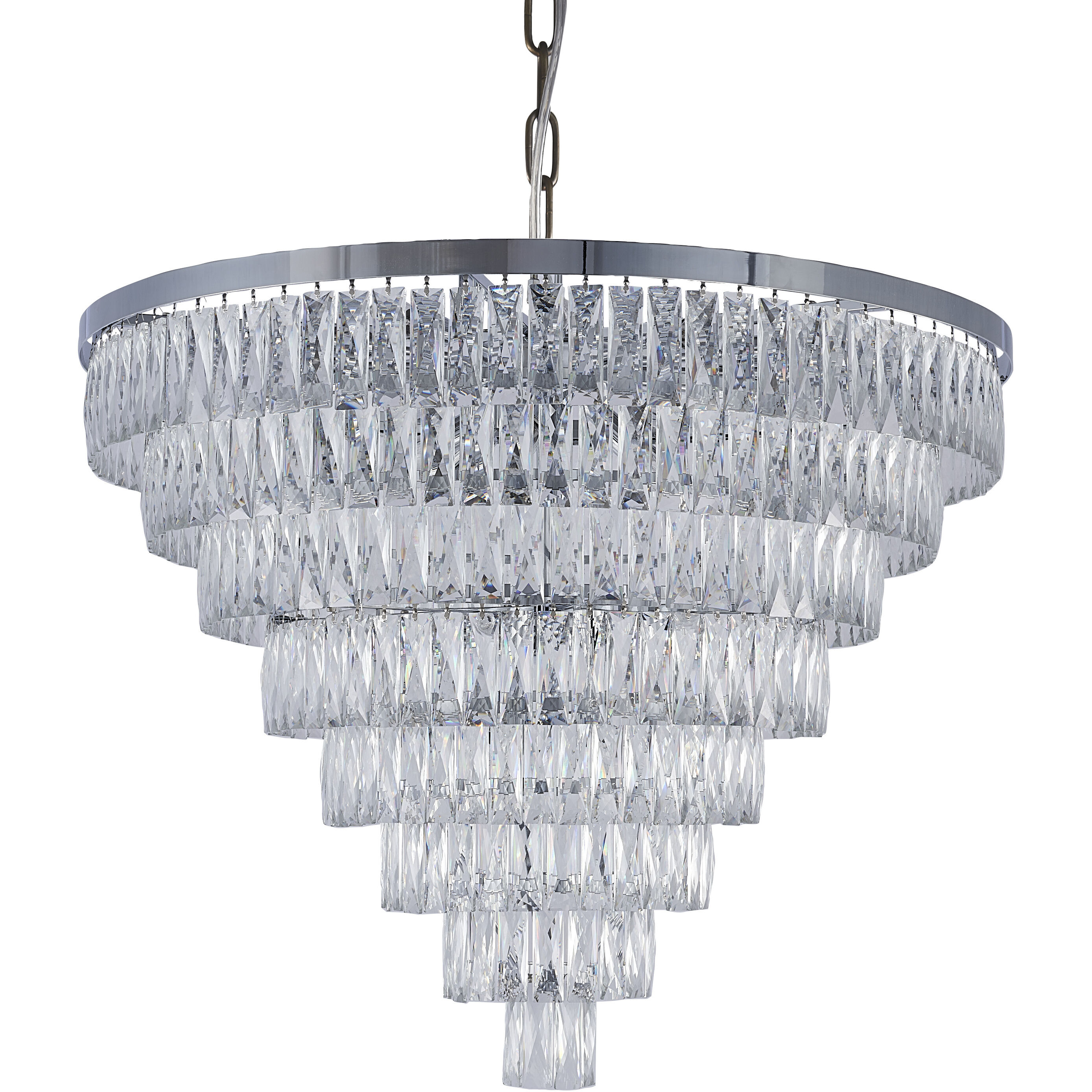 Canada 27 Light 36 inch Chrome Chandelier Ceiling Light