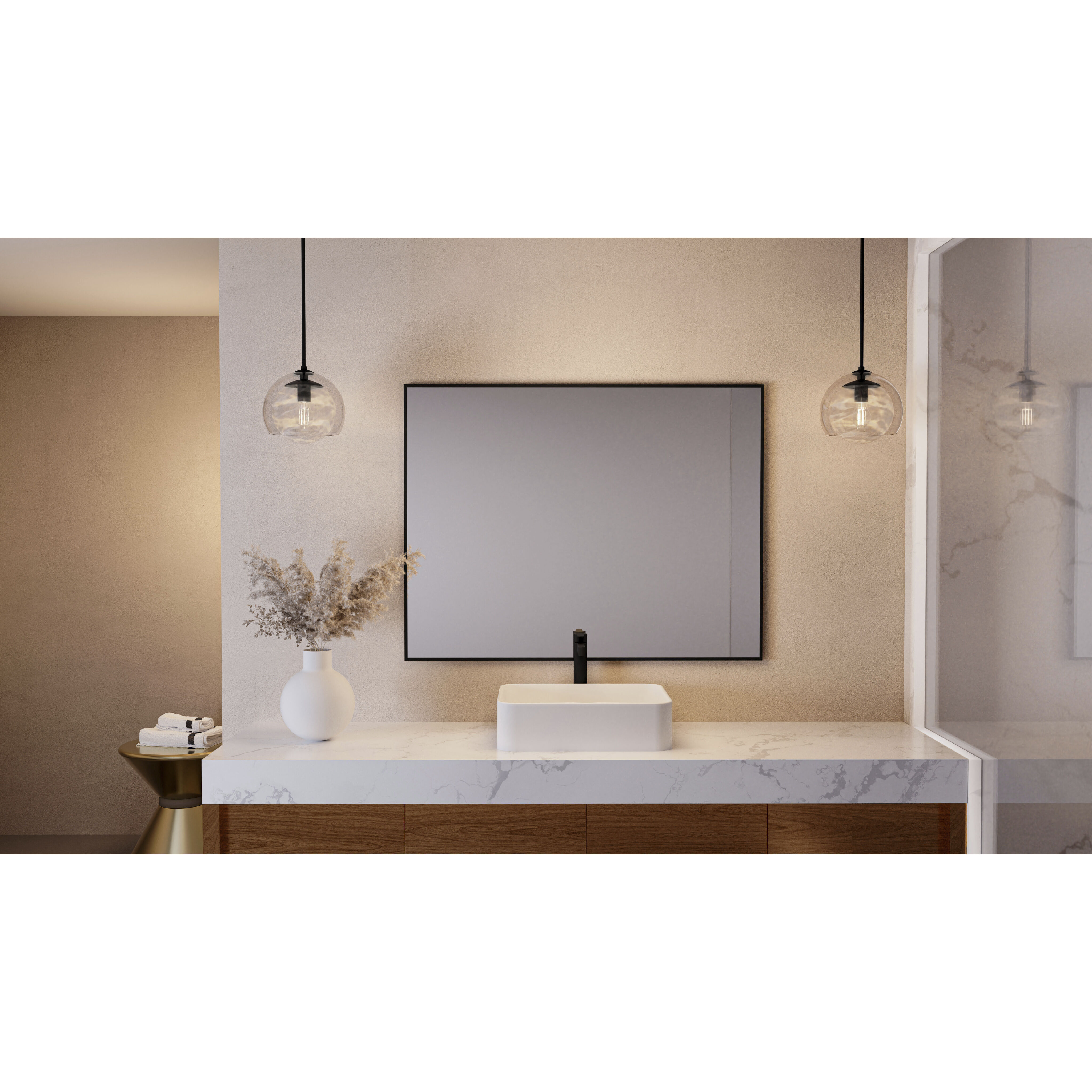 Eslinger 1 Light 10 inch Matte Black Mini Pendant Ceiling Light, Small