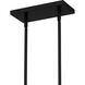 Pell 38 inch Matte Black Island Light Ceiling Light