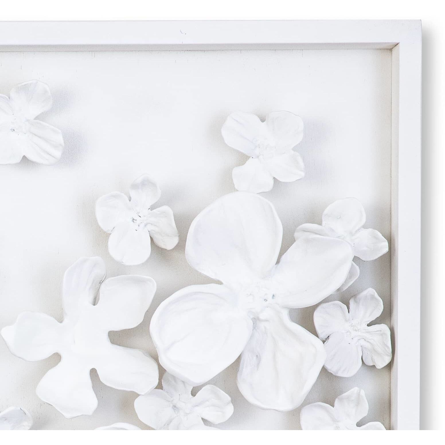 Dogwood White Wall Art, Bouquet II