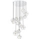 Norway LED 40.5 inch Chrome Chandelier Ceiling Light