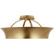 Thomas O'Brien Garland LED 20 inch Gild Dual Lit Ring Semi-Flush Mount Ceiling Light