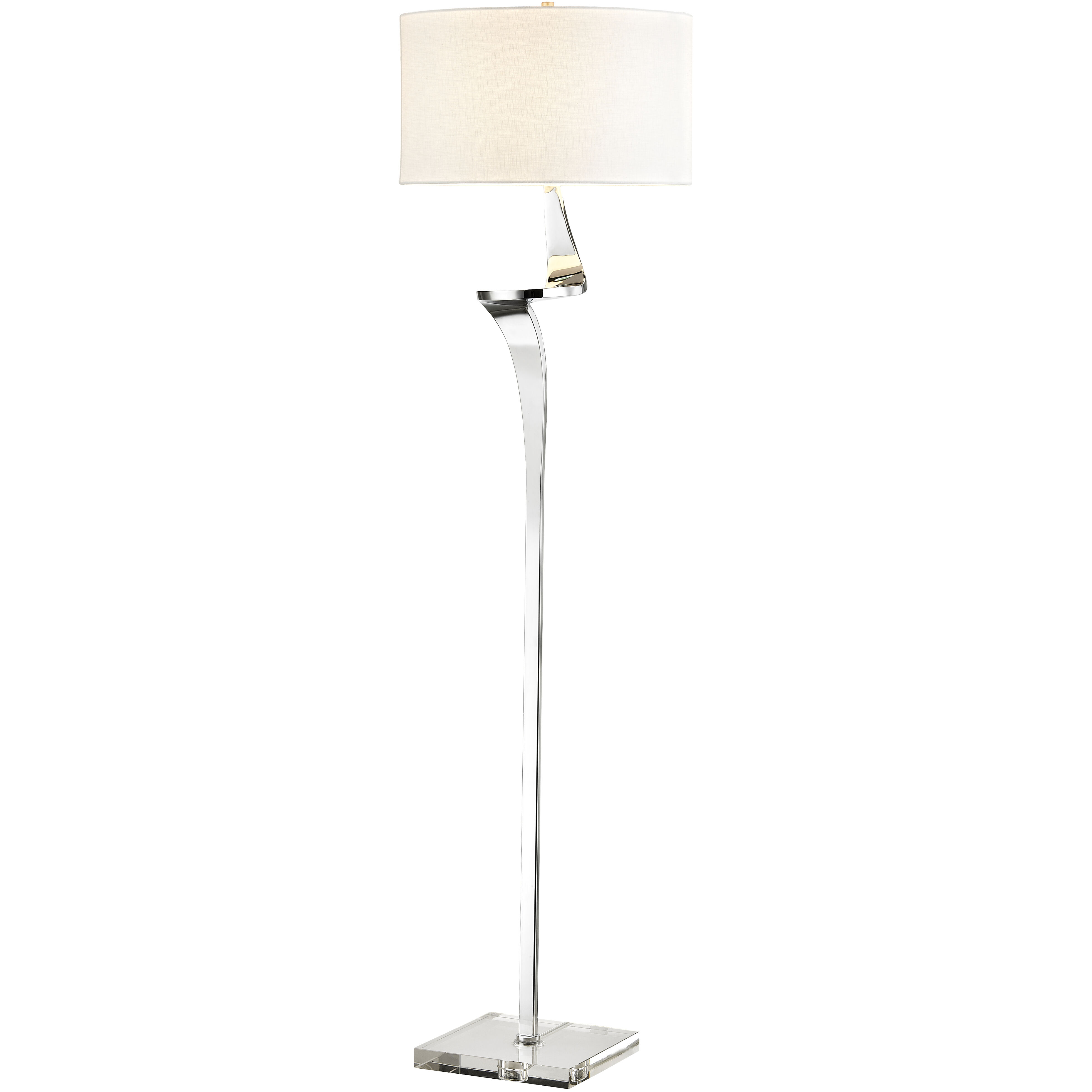 Canada 62 inch 100.00 watt Chrome Floor Lamp Portable Light