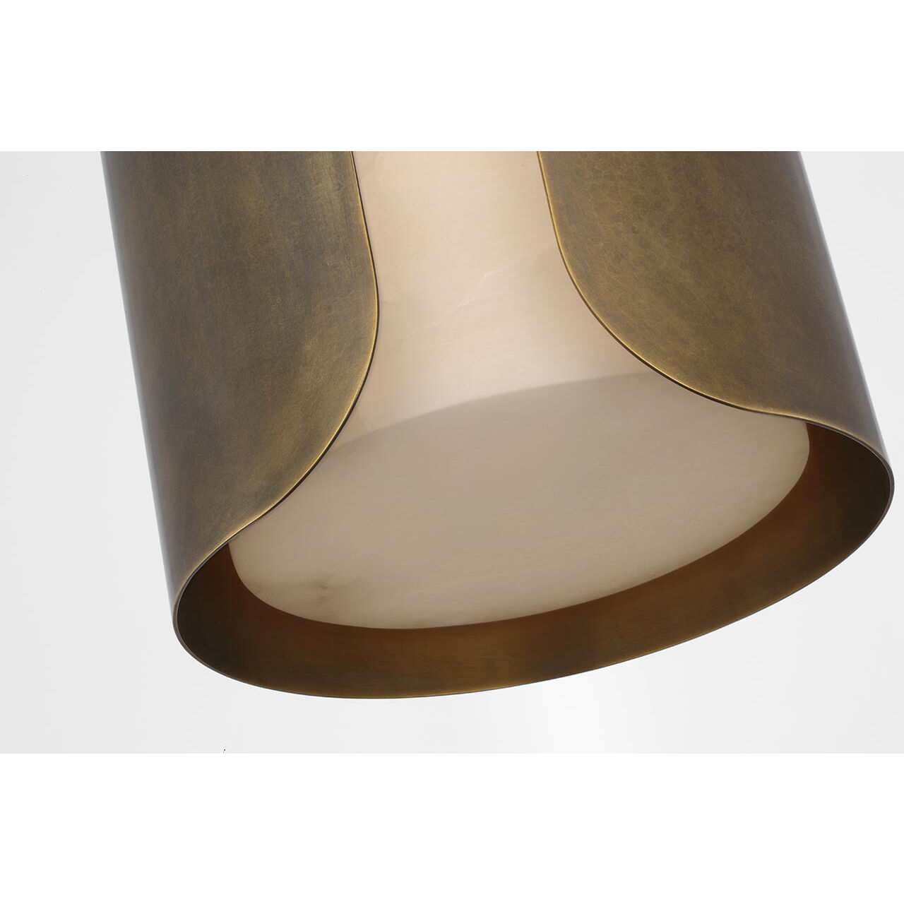 Anne-Marie Barton Armise LED 11 inch Mottled Brass Pendant Ceiling Light
